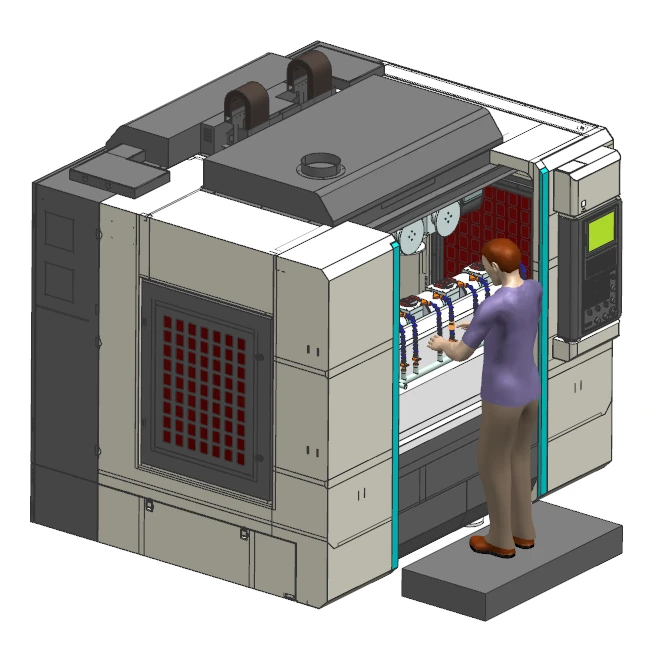 Loading/Unloading Height (Robot Loading/Unloading Optional)